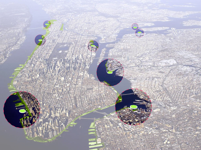 Illustration for article titled These Compost Islands Would Turn NYC's Garbage Into Gold